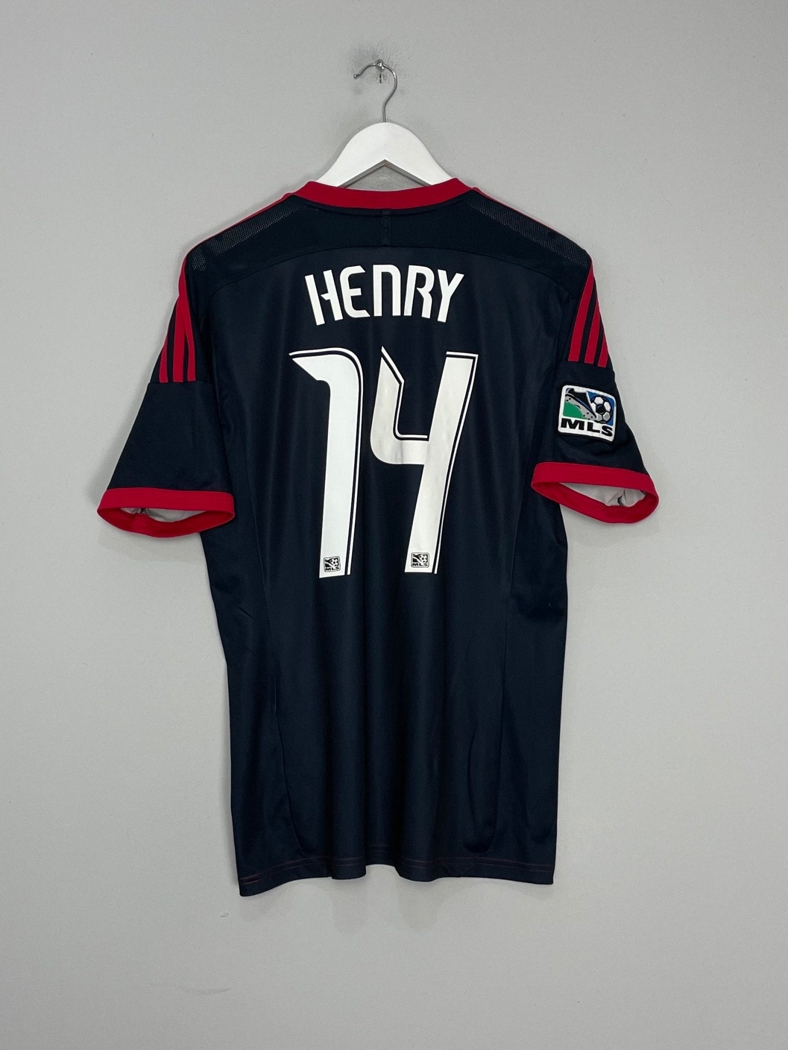 Shop 2011/12 NEW YORK RED BULLS HENRY #14 AWAY SHIRT (M) ADIDAS, classic football shirts, vintage football shirts & retro soccer jerseys at Cult Kits