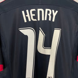 Shop 2011/12 NEW YORK RED BULLS HENRY #14 AWAY SHIRT (M) ADIDAS, classic football shirts, vintage football shirts & retro soccer jerseys at Cult Kits