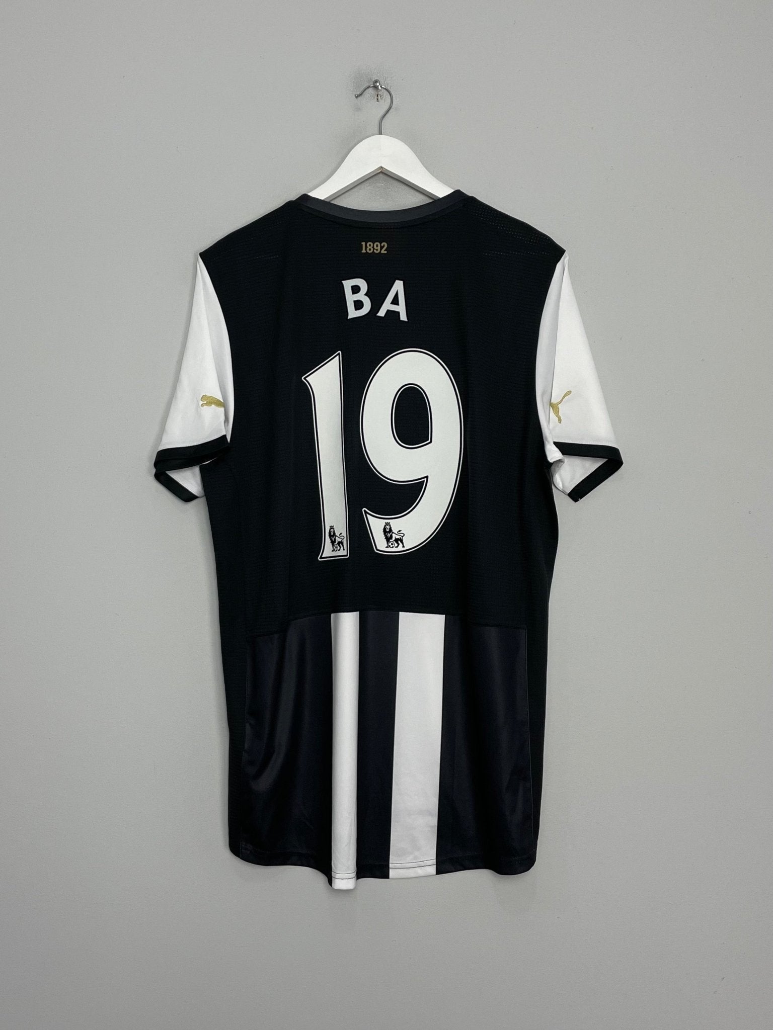 Shop 2011/12 NEWCASTLE UNITED BA #19 HOME SHIRT (L) PUMA, classic football shirts, vintage football shirts & retro soccer jerseys at Cult Kits