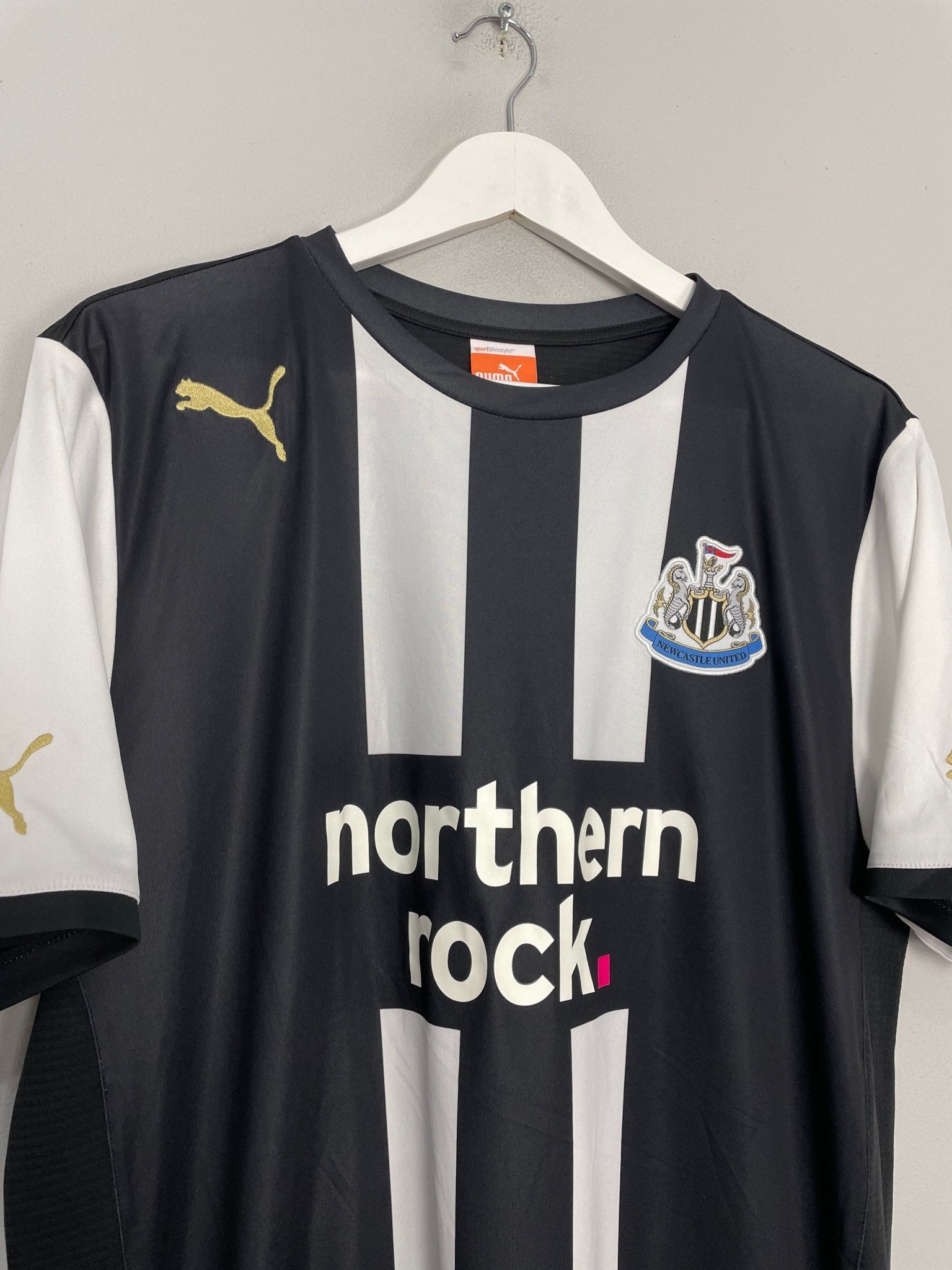 Shop 2011/12 NEWCASTLE UNITED BA #19 HOME SHIRT (L) PUMA, classic football shirts, vintage football shirts & retro soccer jerseys at Cult Kits