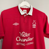 Shop 2011/12 NOTTINGHAM FOREST HOME SHIRT (M) UMBRO, classic football shirts, vintage football shirts & retro soccer jerseys at Cult Kits