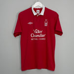 Shop 2011/12 NOTTINGHAM FOREST HOME SHIRT (M) UMBRO, classic football shirts, vintage football shirts & retro soccer jerseys at Cult Kits