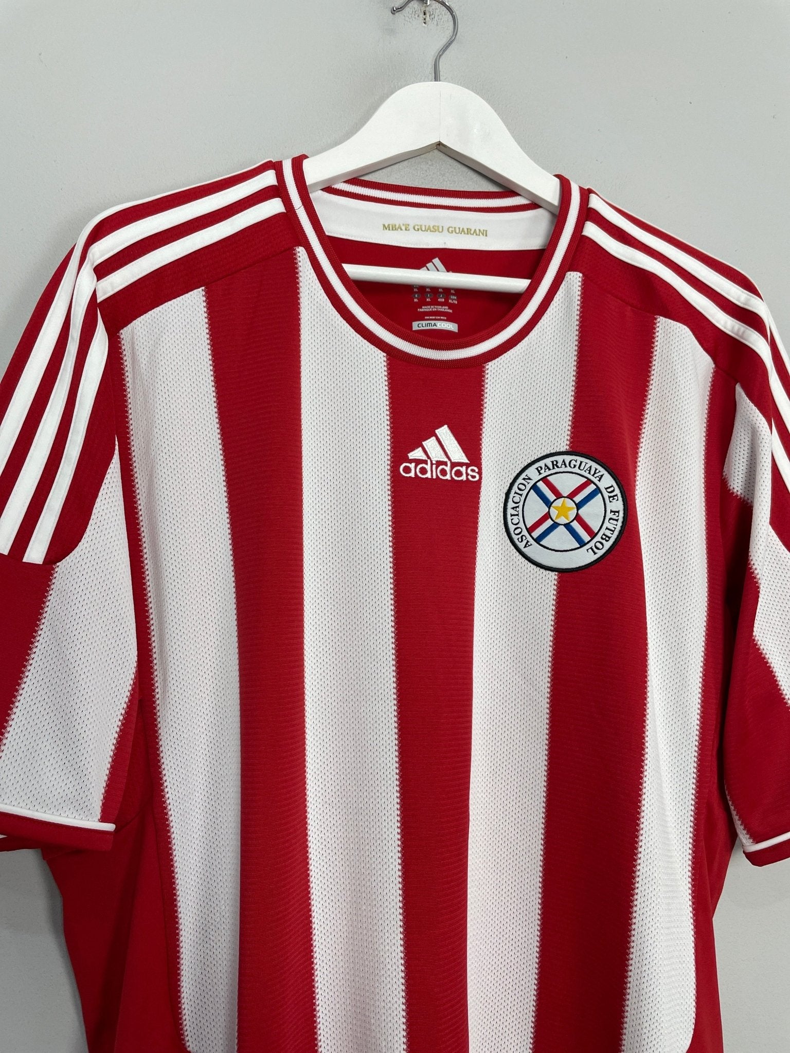 Shop 2011/12 PARAGUAY HOME SHIRT (XL) ADIDAS, classic football shirts, vintage football shirts & retro soccer jerseys at Cult Kits