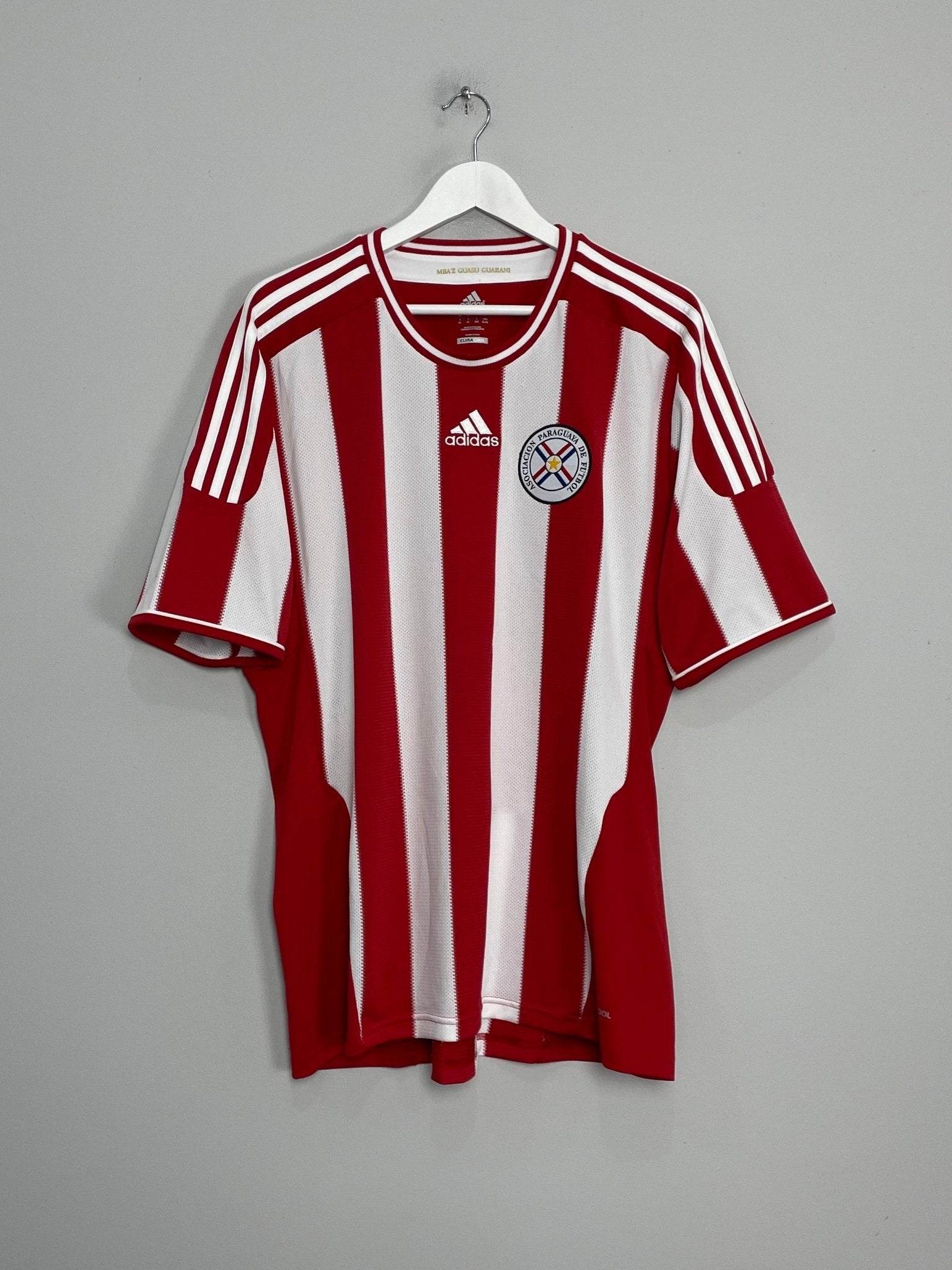 Shop 2011/12 PARAGUAY HOME SHIRT (XL) ADIDAS, classic football shirts, vintage football shirts & retro soccer jerseys at Cult Kits