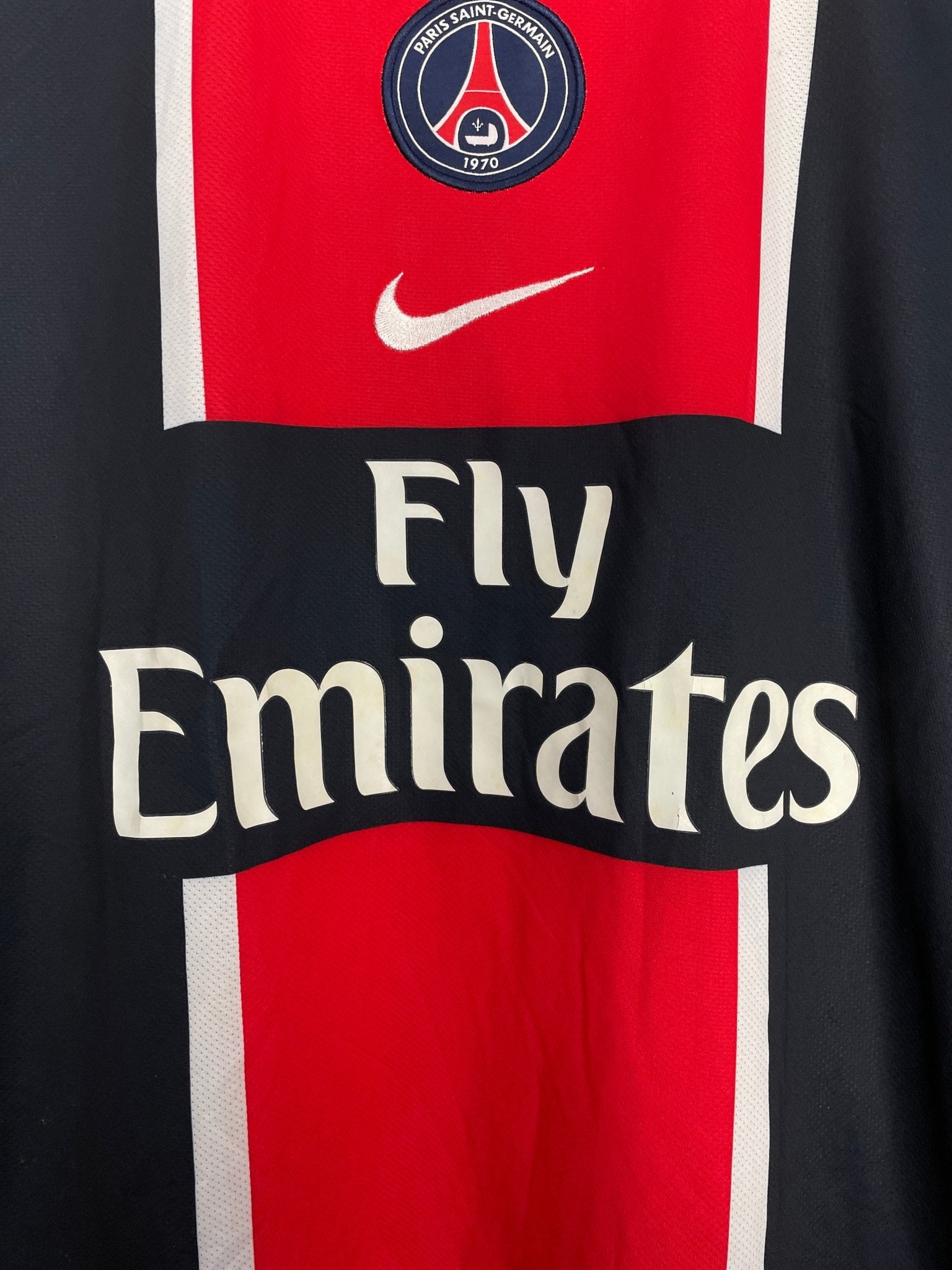 Shop 2011/12 PSG HOME SHIRT (M) NIKE, classic football shirts, vintage football shirts & retro soccer jerseys at Cult Kits