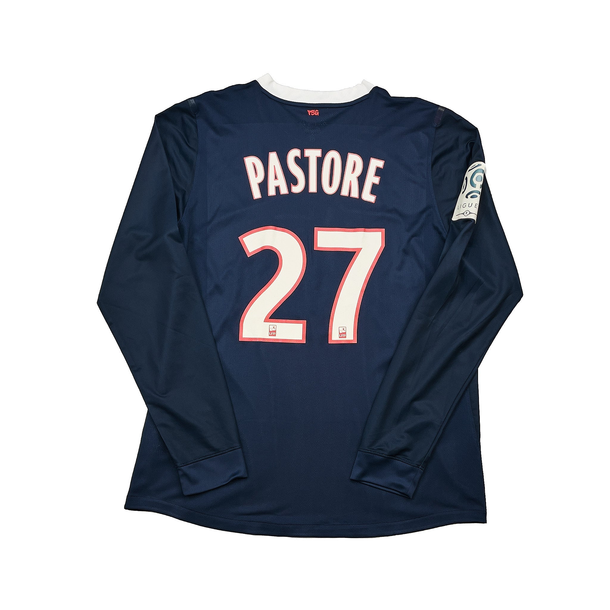 Buy 2011/12 PSG Pastore 27 *Player Issue* L/S Home Shirt (XL) Nike ~ Free worldwide shipping ~ Authentic Vintage Football Shirts from Cult Kits