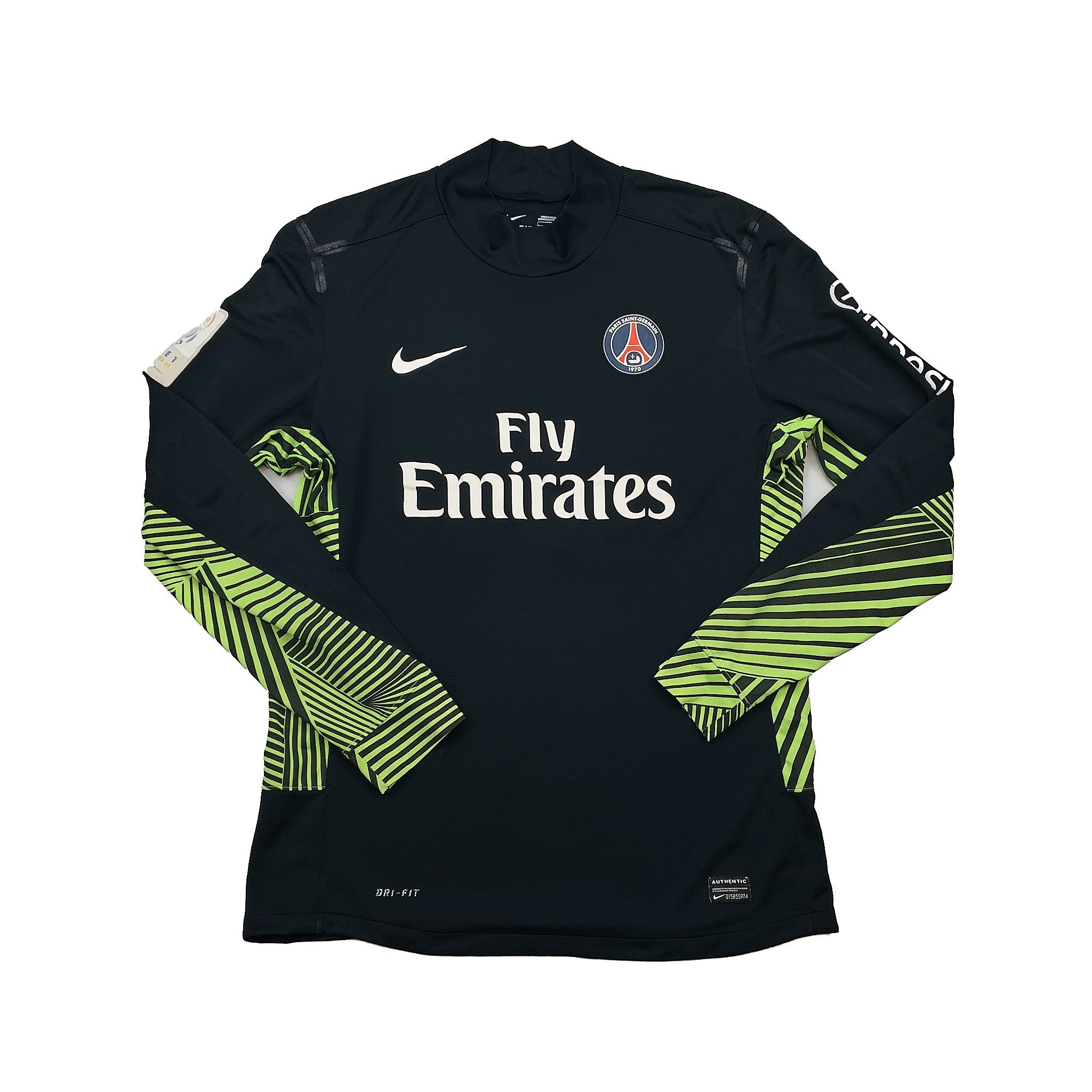 Buy 2011/12 PSG Sirigu 30 *Match Issue* GK Shirt (L) Nike ~ Free worldwide shipping available ~ Authentic Vintage Football Shirts from Cult Kits