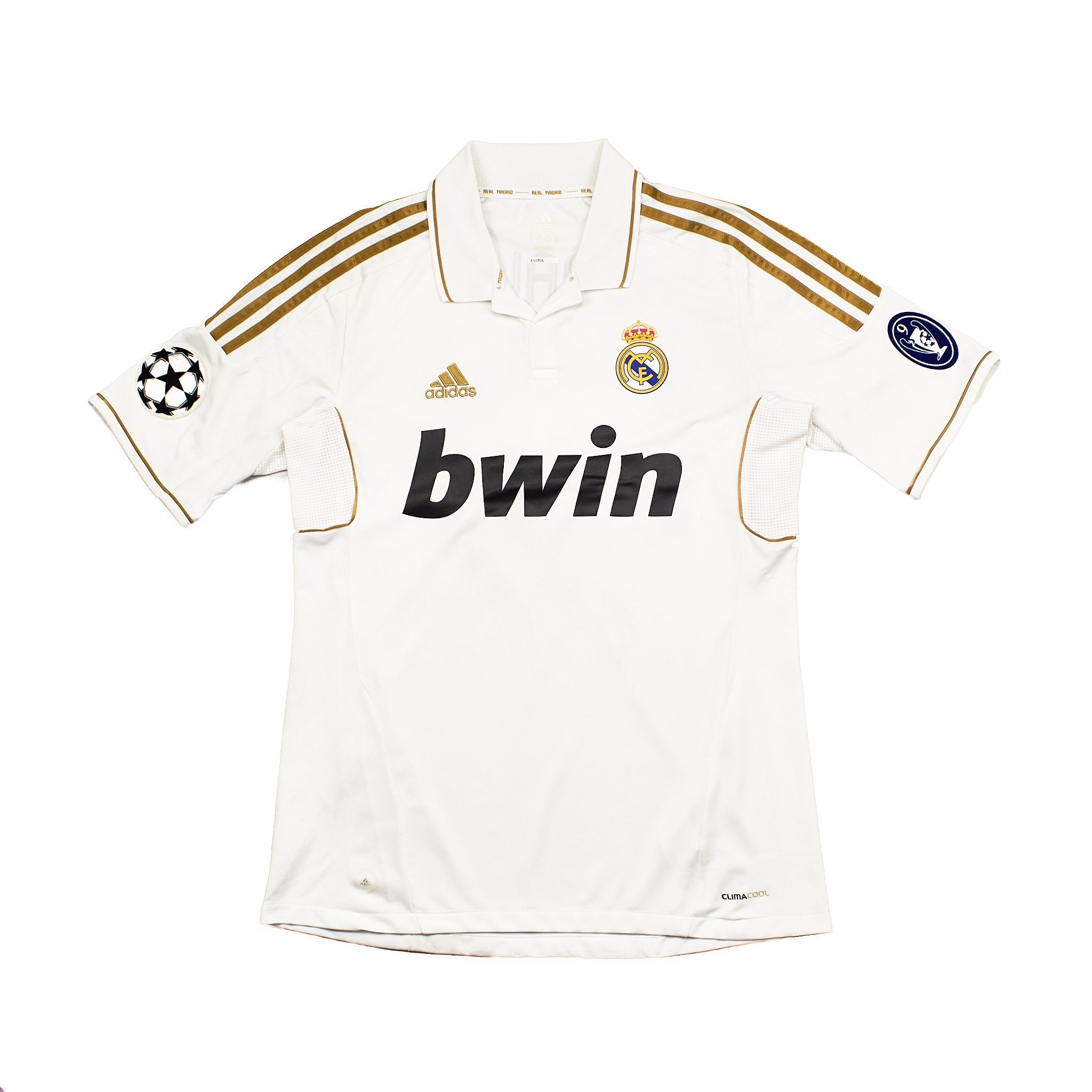 Buy 2011/12 Real Madrid Ronaldo 7 C/L Home Shirt (M) Adidas ~ Free worldwide shipping ~ Authentic Vintage Football Shirts from Cult Kits