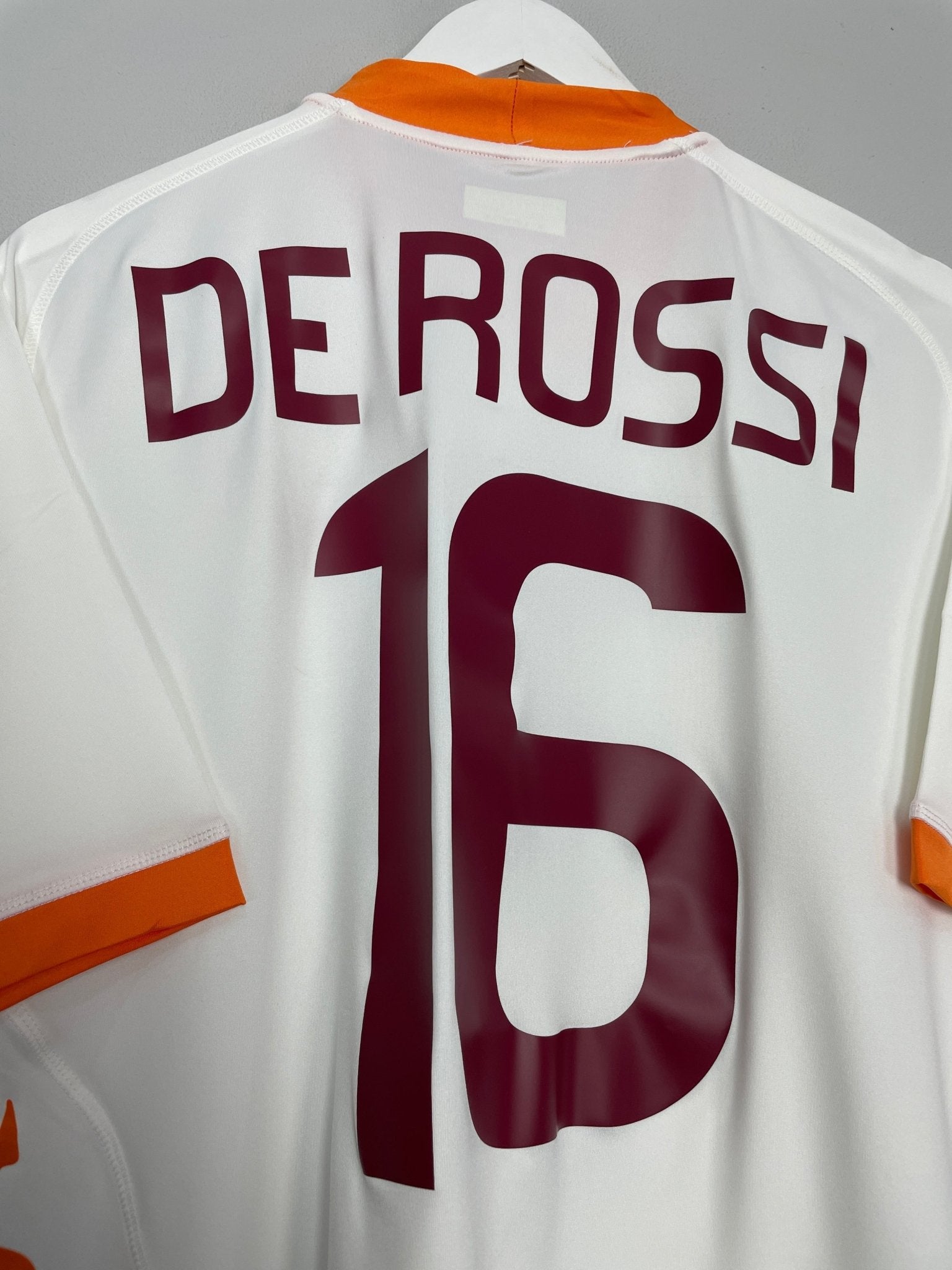 Shop 2011/12 ROMA DE ROSSI #16 *BNWT* AWAY SHIRT (XL) KAPPA, classic football shirts, vintage football shirts & retro soccer jerseys at Cult Kits