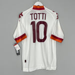 Shop 2011/12 ROMA TOTTI #10 *BNWT* AWAY SHIRT (XL) KAPPA, classic football shirts, vintage football shirts & retro soccer jerseys at Cult Kits