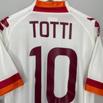 Shop 2011/12 ROMA TOTTI #10 *BNWT* AWAY SHIRT (XL) KAPPA, classic football shirts, vintage football shirts & retro soccer jerseys at Cult Kits