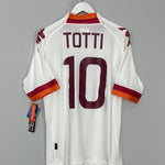 Shop 2011/12 ROMA TOTTI #10 *BNWT* AWAY SHIRT (XL) KAPPA, classic football shirts, vintage football shirts & retro soccer jerseys at Cult Kits
