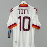 Shop 2011/12 ROMA TOTTI #10 *BNWT* AWAY SHIRT (XL) KAPPA, classic football shirts, vintage football shirts & retro soccer jerseys at Cult Kits