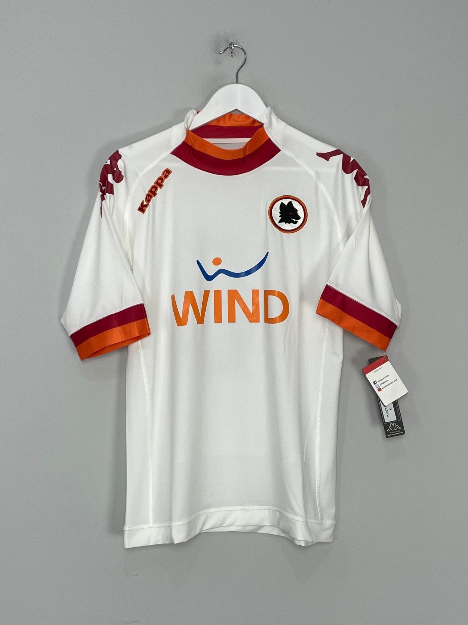 Shop 2011/12 ROMA TOTTI #10 *BNWT* AWAY SHIRT (XL) KAPPA, classic football shirts, vintage football shirts & retro soccer jerseys at Cult Kits