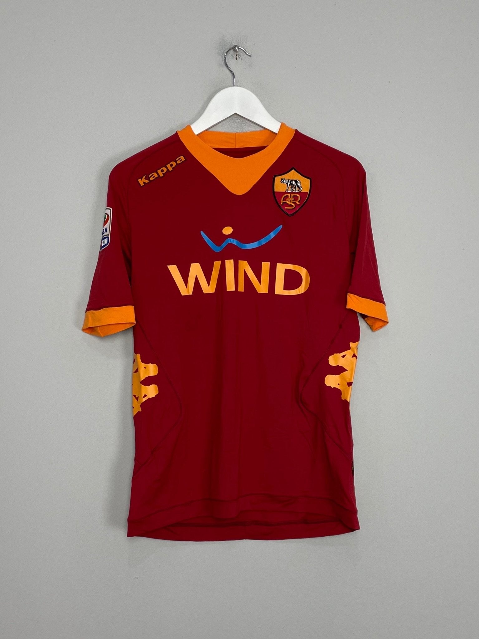 Shop 2011/12 ROMA TOTTI #10 HOME SHIRT (L) KAPPA, classic football shirts, vintage football shirts & retro soccer jerseys at Cult Kits