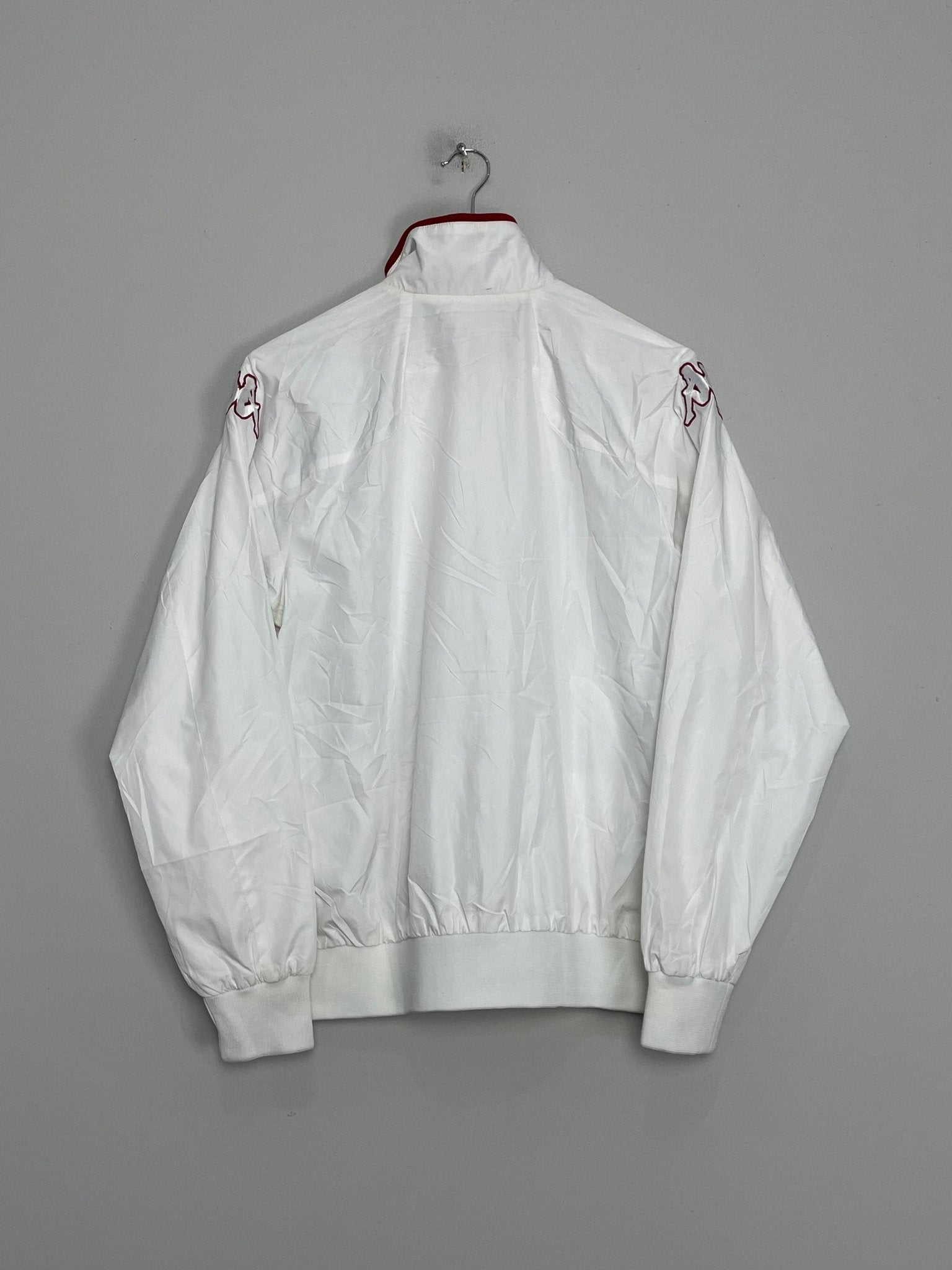Shop 2011/12 ROMA TRACK JACKET (M) KAPPA, classic football shirts, vintage football shirts & retro soccer jerseys at Cult Kits