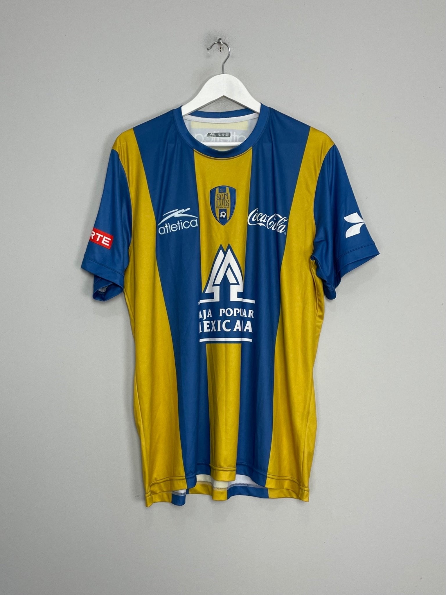 Shop 2011/12 SAN LUIS HOME SHIRT (XL) ATLETICA, classic football shirts, vintage football shirts & retro soccer jerseys at Cult Kits