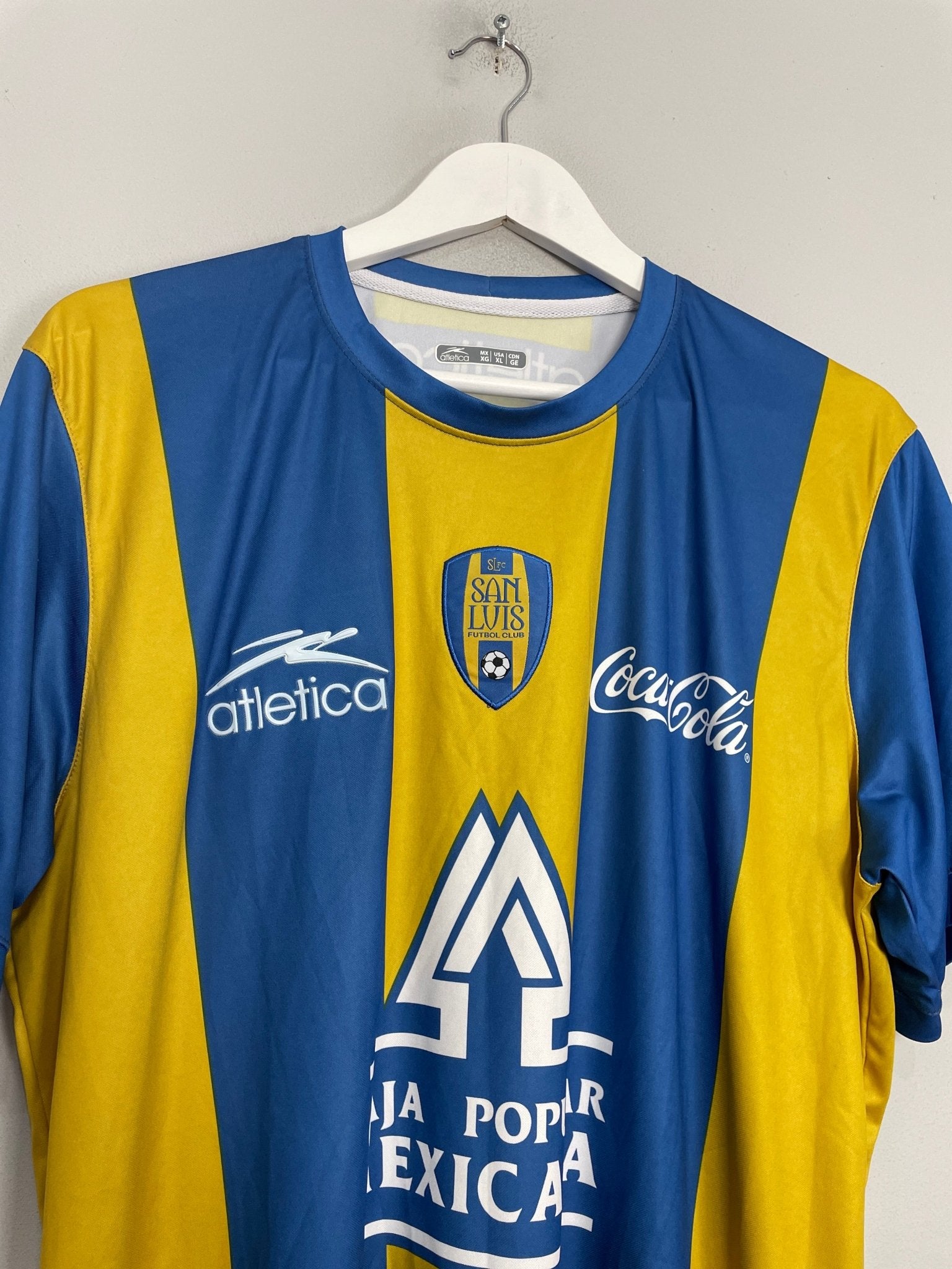 Shop 2011/12 SAN LUIS HOME SHIRT (XL) ATLETICA, classic football shirts, vintage football shirts & retro soccer jerseys at Cult Kits