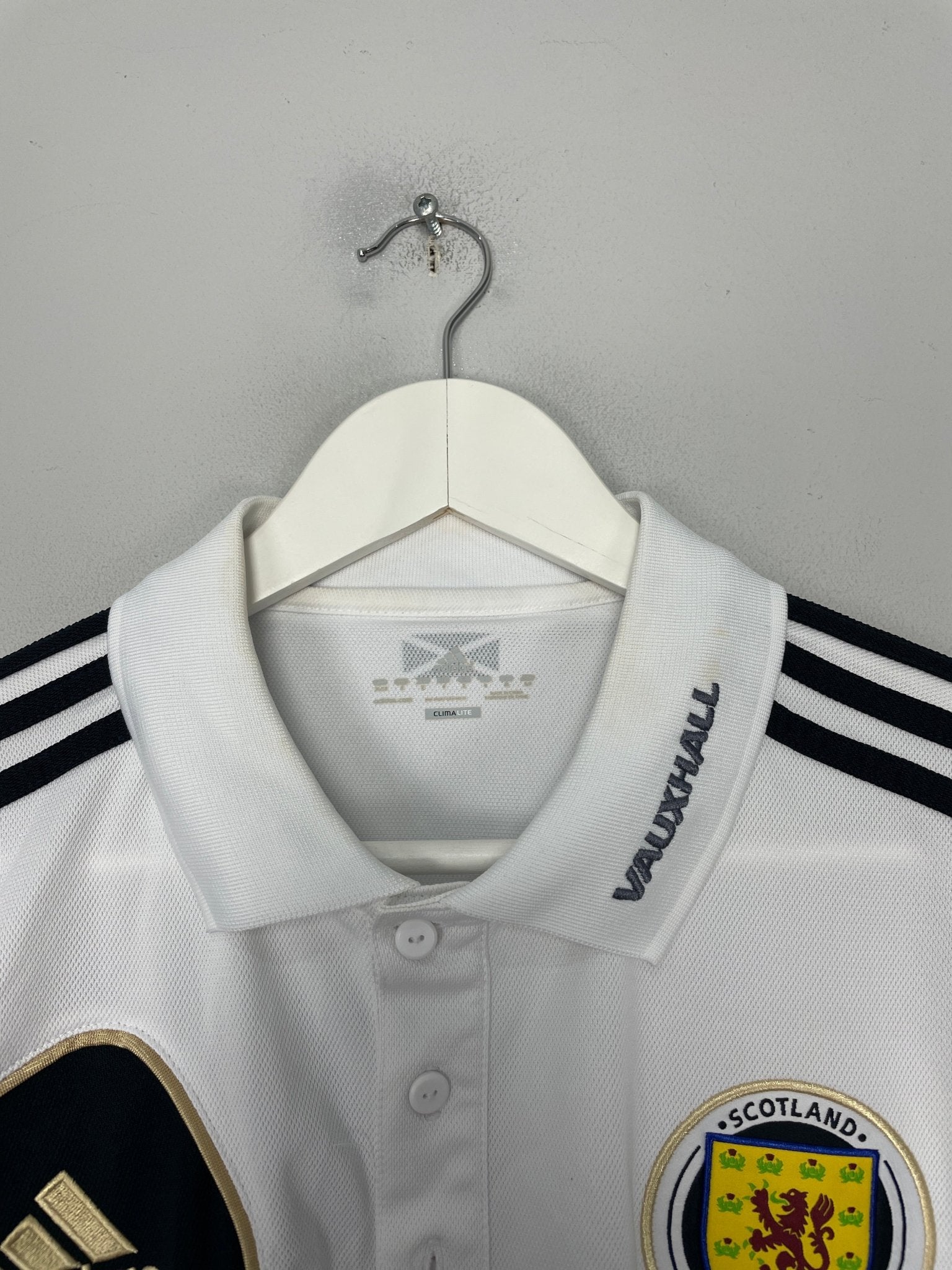 Shop 2011/12 SCOTLAND POLO SHIRT (S) ADIDAS, classic football shirts, vintage football shirts & retro soccer jerseys at Cult Kits