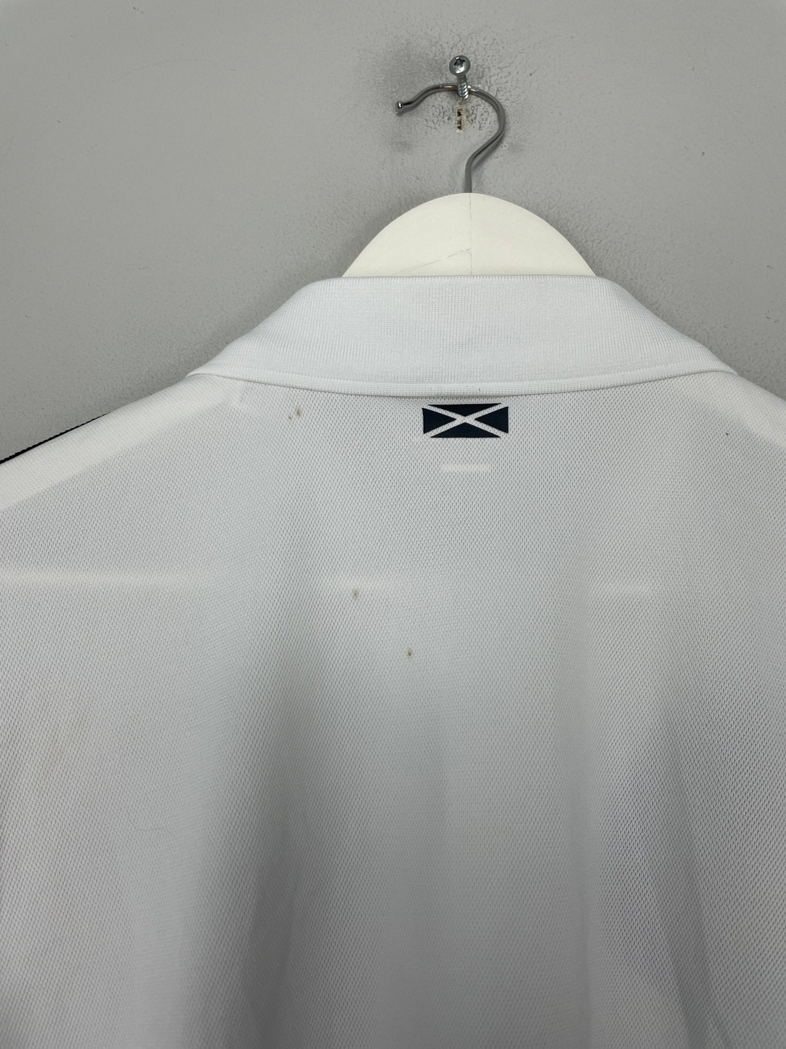 Shop 2011/12 SCOTLAND POLO SHIRT (S) ADIDAS, classic football shirts, vintage football shirts & retro soccer jerseys at Cult Kits