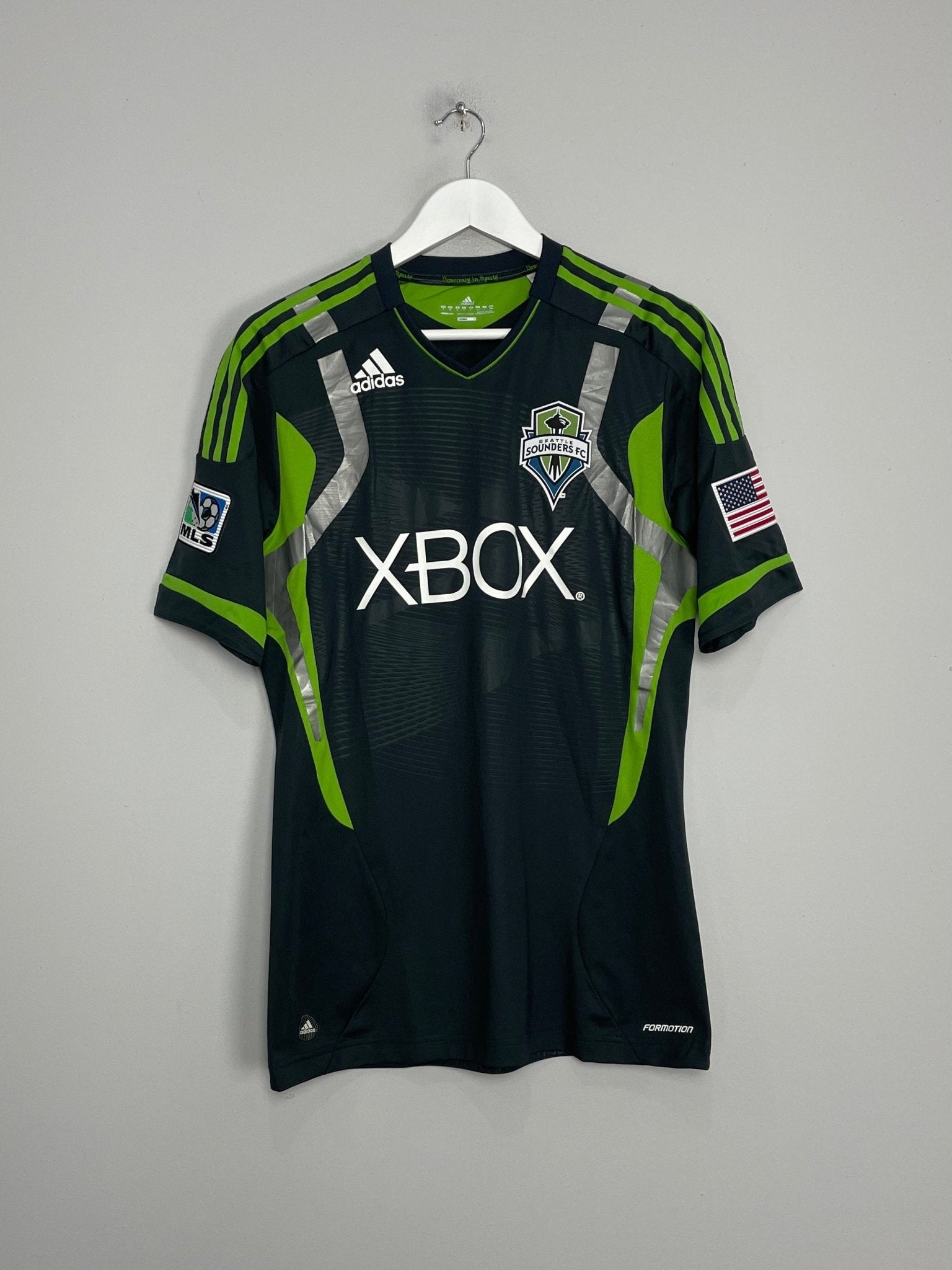 Shop 2011/12 SEATTLE SOUNDERS *PLAYER ISSUE* AWAY SHIRT (M) ADIDAS, classic football shirts, vintage football shirts & retro soccer jerseys at Cult Kits