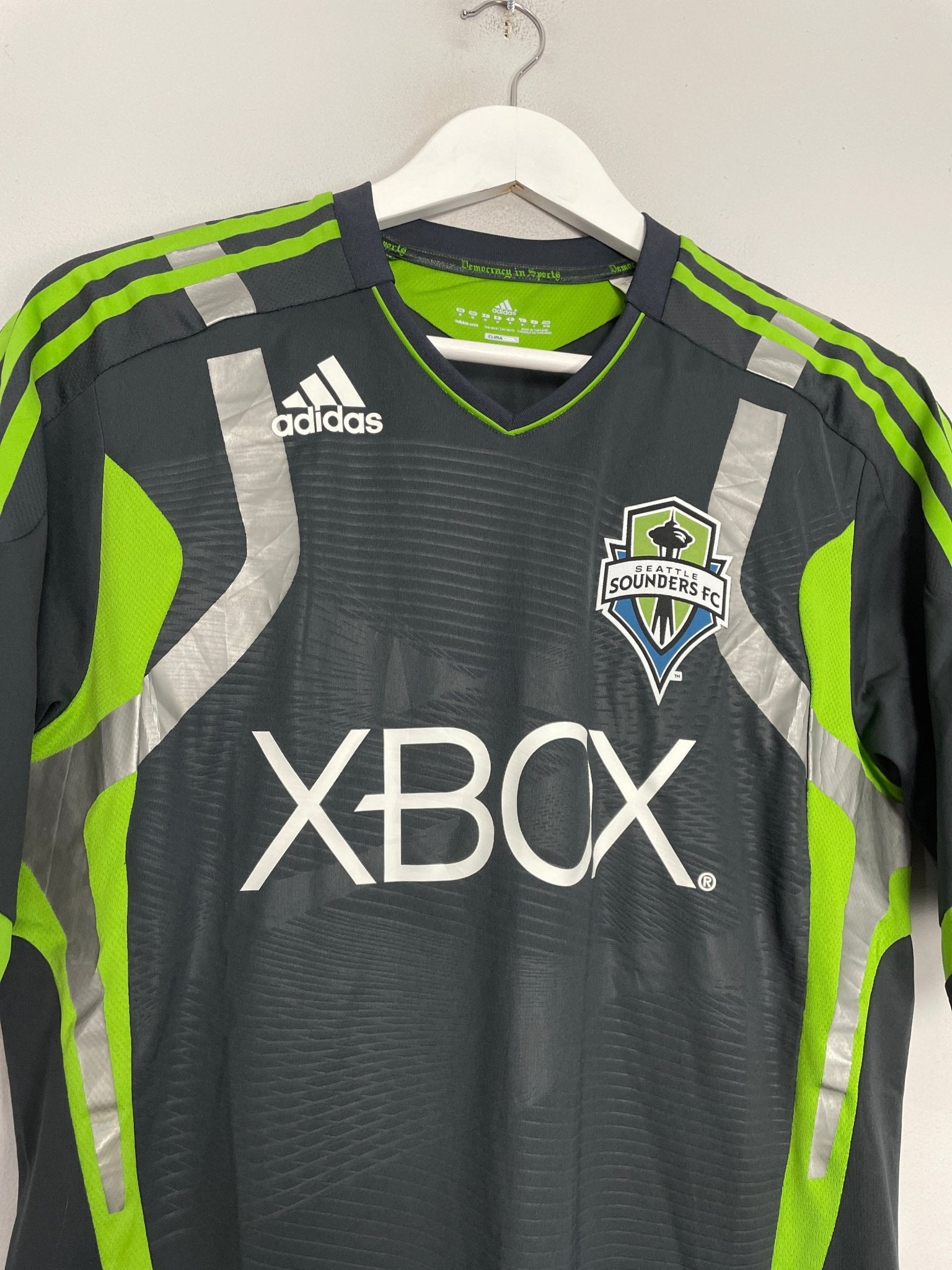 Shop 2011/12 SEATTLE SOUNDERS *PLAYER ISSUE* AWAY SHIRT (M) ADIDAS, classic football shirts, vintage football shirts & retro soccer jerseys at Cult Kits