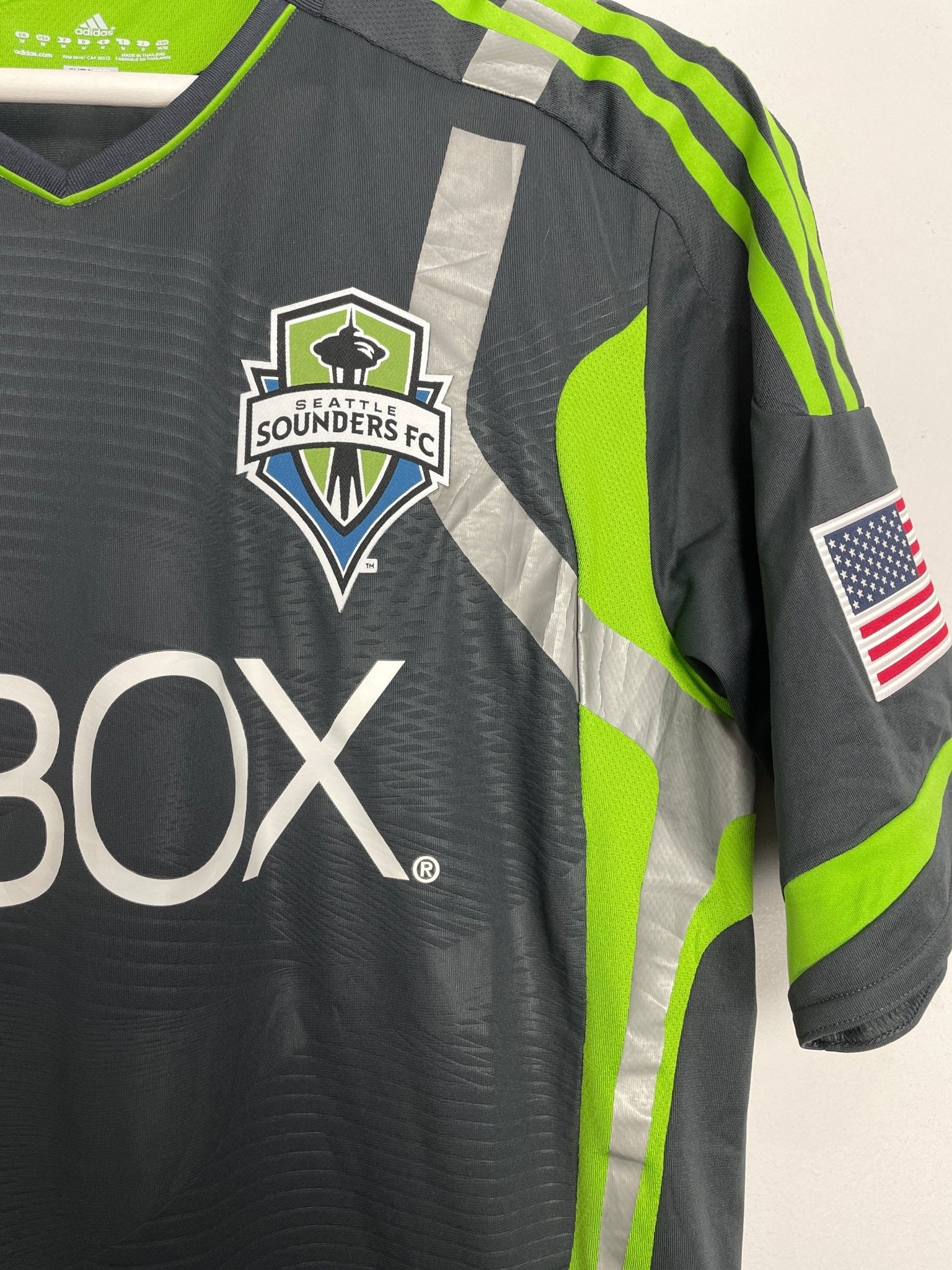 Shop 2011/12 SEATTLE SOUNDERS *PLAYER ISSUE* AWAY SHIRT (M) ADIDAS, classic football shirts, vintage football shirts & retro soccer jerseys at Cult Kits