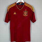 2011/12 SPAIN HOME SHIRT (M) ADIDAS - Cult Kits - Medium - Buy Vintage Football Shirts, Authentic Retro Football Shirts For Sale, Classic Football Shirts & Soccer Jersey