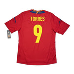 Buy 2011/12 Spain Torres 9 *BNWT* Home Shirt (M) Adidas ~ Free worldwide shipping ~ Authentic Vintage Football Shirts from Cult Kits