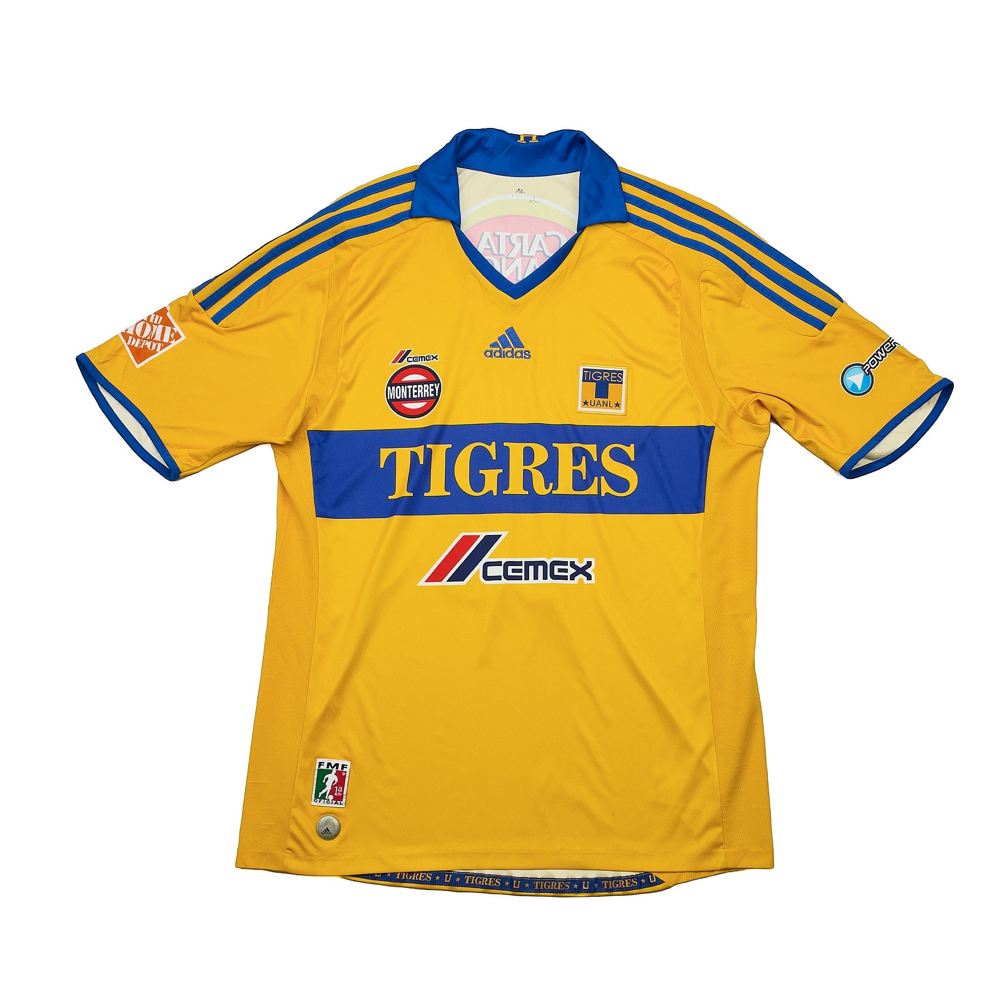 Buy 2011/12 Tigres L.Lobos 16 Home Shirt (L) Adidas ~ Free worldwide shipping available ~ Authentic Vintage Football Shirts from Cult Kits