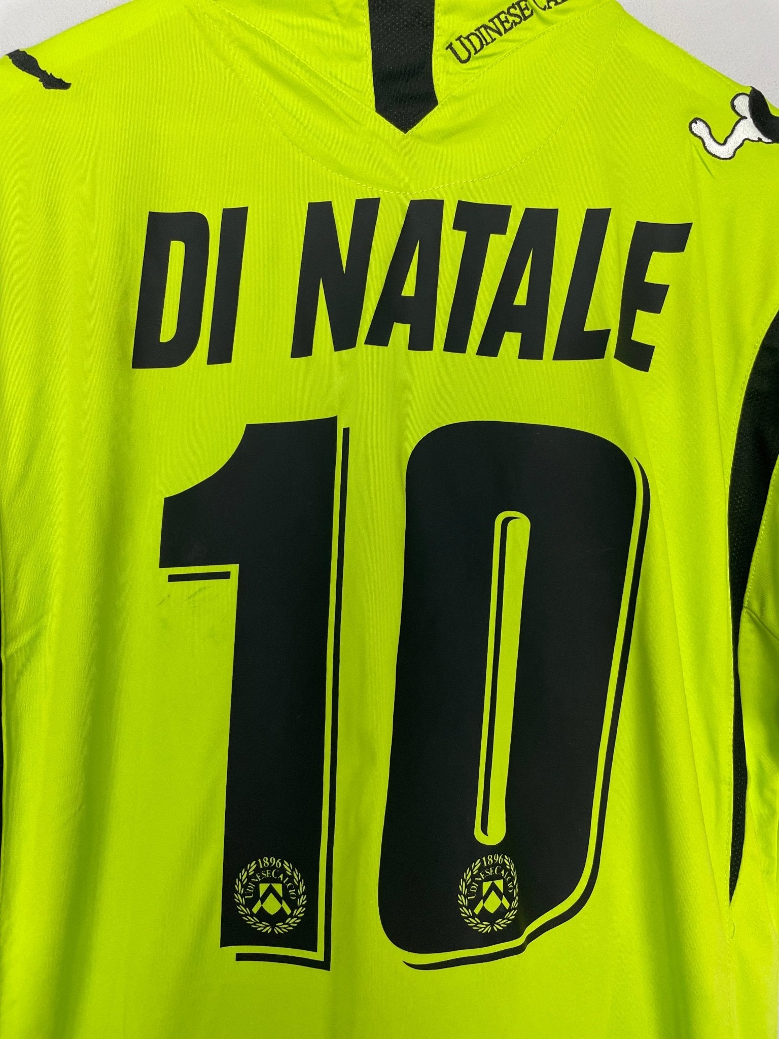 Shop 2011/12 UDINESE DI NATALE #10 AWAY SHIRT (L) LEGEA, classic football shirts, vintage football shirts & retro soccer jerseys at Cult Kits
