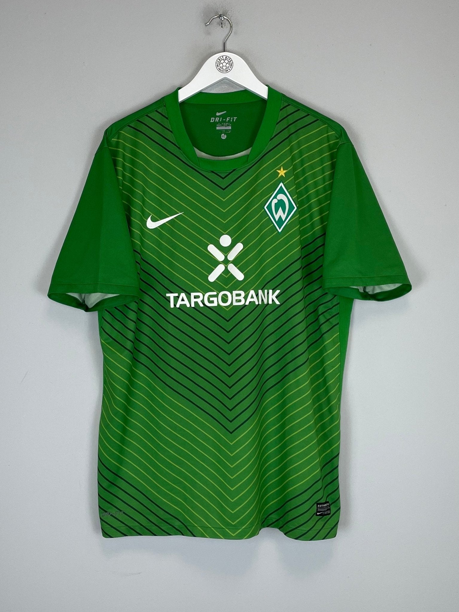 Shop 2011/12 WERDER BREMEN HOME SHIRT (XL) NIKE, classic football shirts, vintage football shirts & retro soccer jerseys at Cult Kits