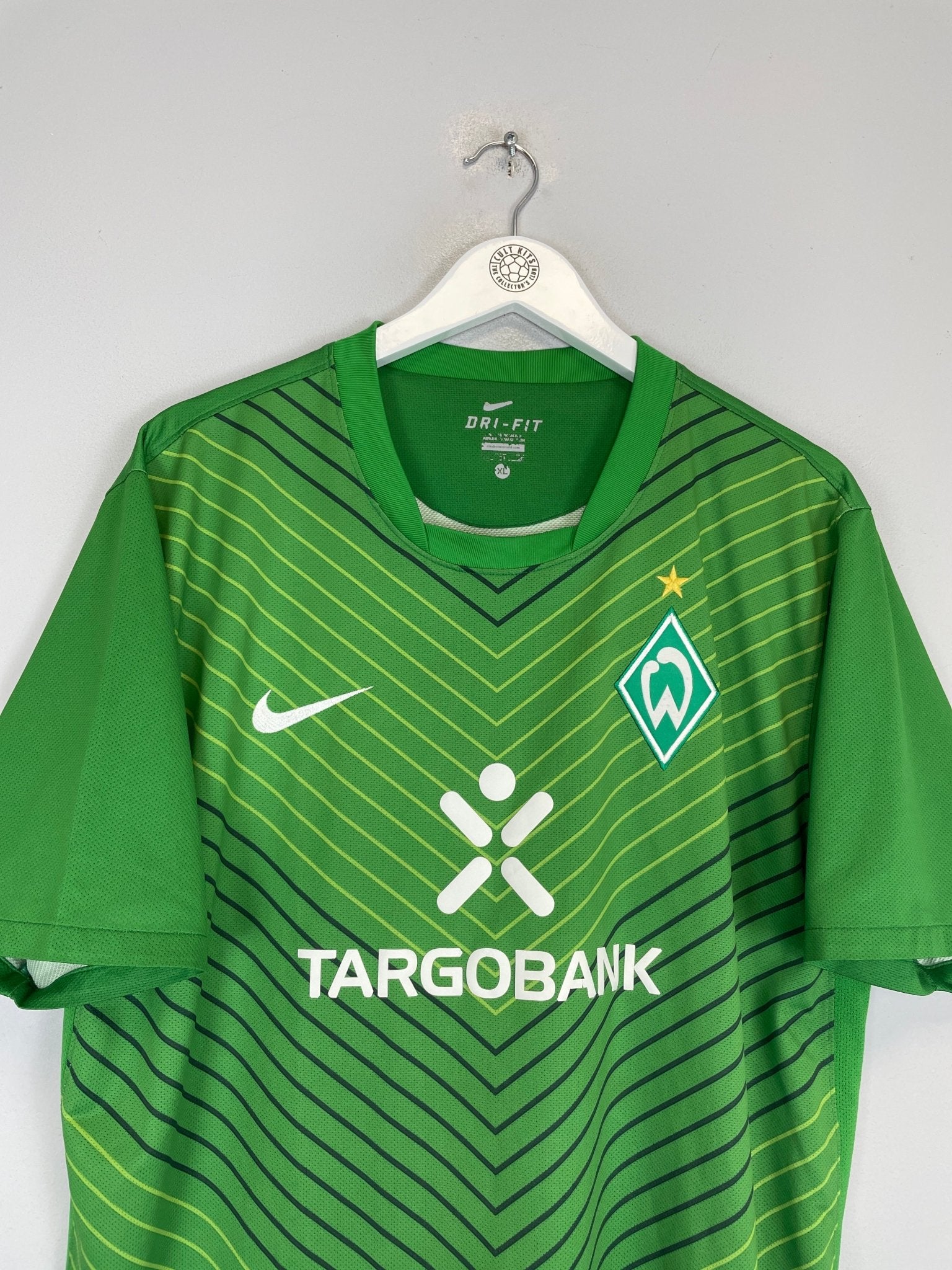 Shop 2011/12 WERDER BREMEN HOME SHIRT (XL) NIKE, classic football shirts, vintage football shirts & retro soccer jerseys at Cult Kits