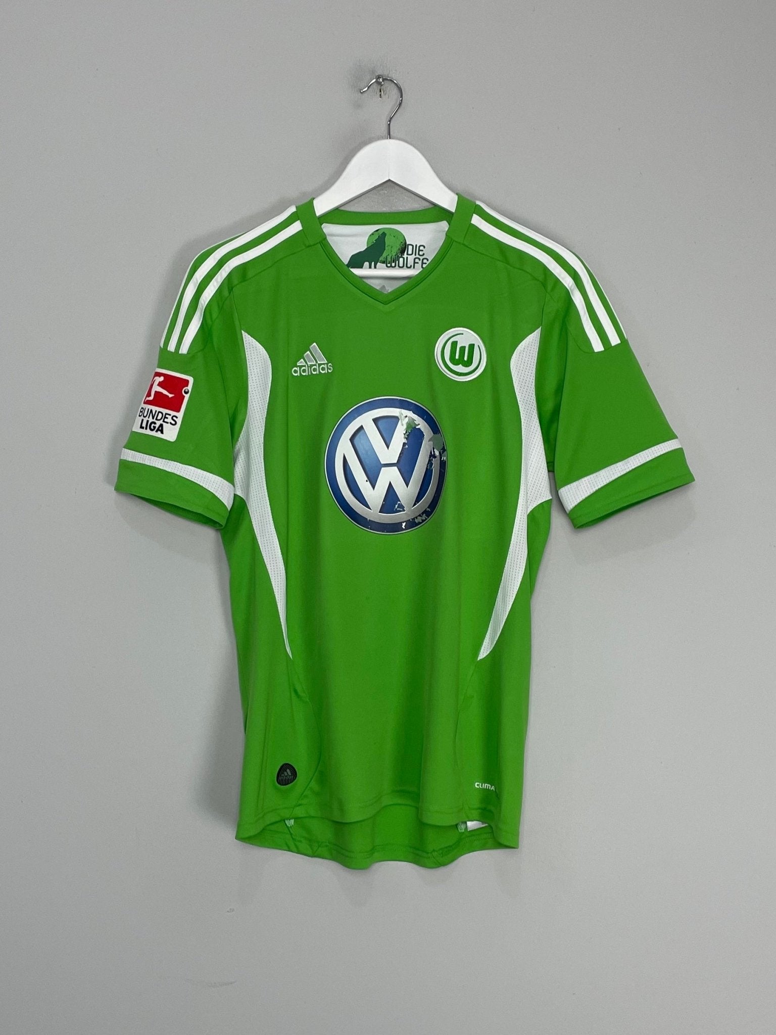Shop 2011/12 WOLFSBURG MANDZUKIC #18 HOME SHIRT (S) ADIDAS, classic football shirts, vintage football shirts & retro soccer jerseys at Cult Kits
