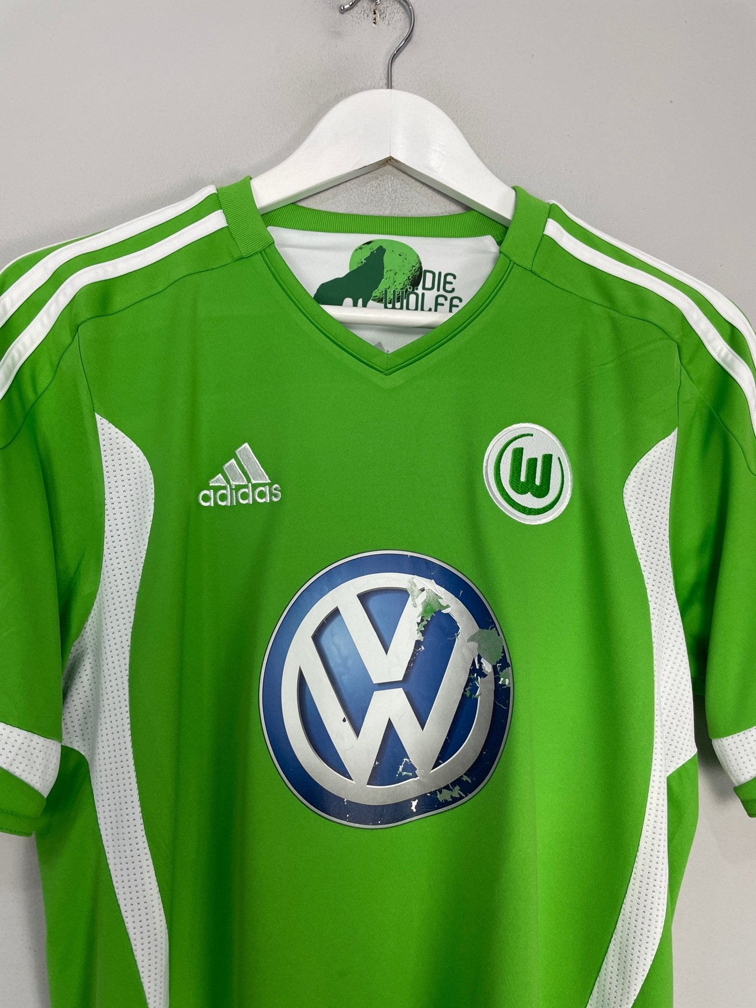 Shop 2011/12 WOLFSBURG MANDZUKIC #18 HOME SHIRT (S) ADIDAS, classic football shirts, vintage football shirts & retro soccer jerseys at Cult Kits
