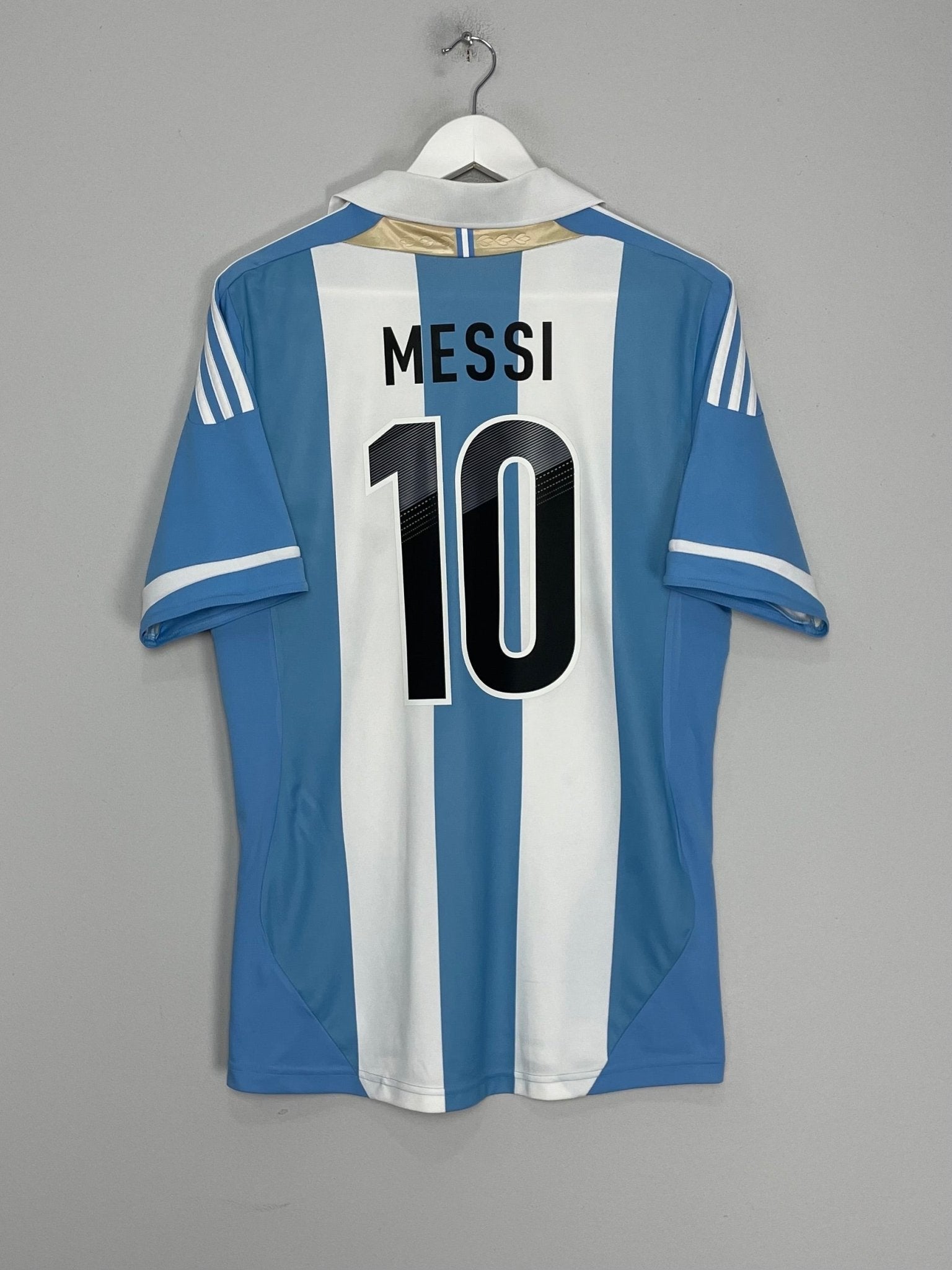 Shop 2011/13 ARGENTINA MESSI #10 HOME SHIRT (M) ADIDAS, classic football shirts, vintage football shirts & retro soccer jerseys at Cult Kits