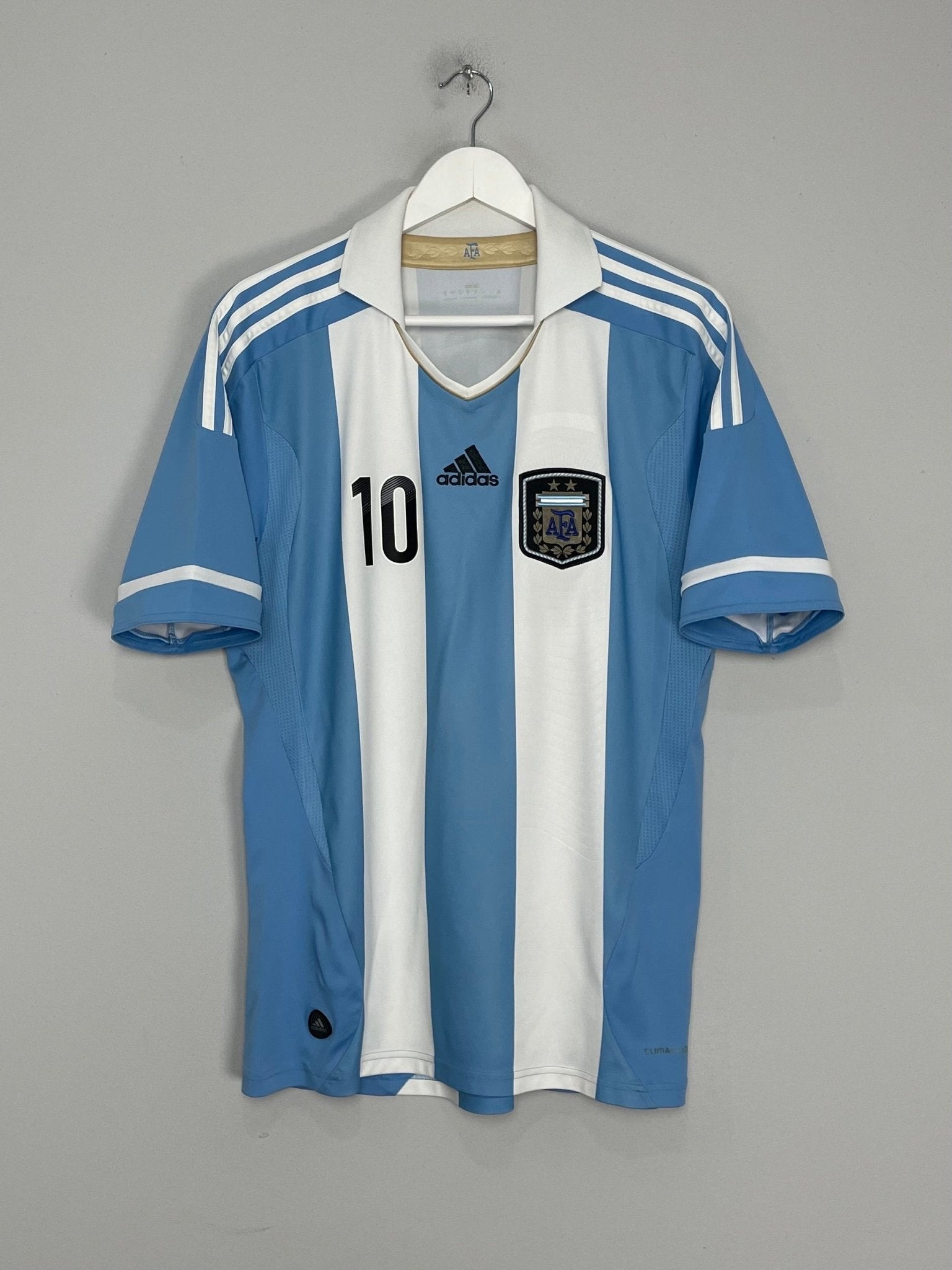 Shop 2011/13 ARGENTINA MESSI #10 HOME SHIRT (M) ADIDAS, classic football shirts, vintage football shirts & retro soccer jerseys at Cult Kits
