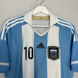 Shop 2011/13 ARGENTINA MESSI #10 HOME SHIRT (M) ADIDAS, classic football shirts, vintage football shirts & retro soccer jerseys at Cult Kits