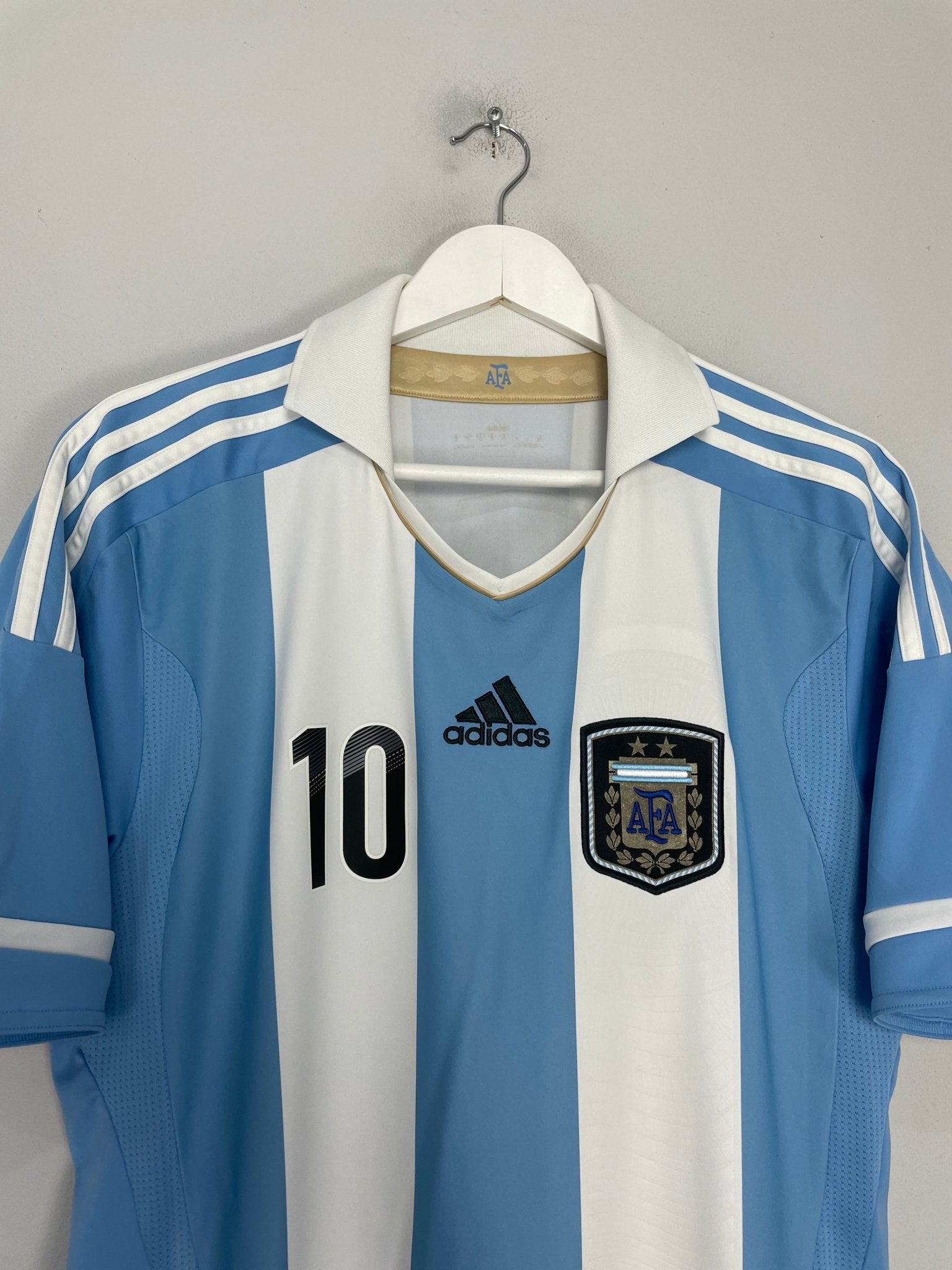 Shop 2011/13 ARGENTINA MESSI #10 HOME SHIRT (M) ADIDAS, classic football shirts, vintage football shirts & retro soccer jerseys at Cult Kits