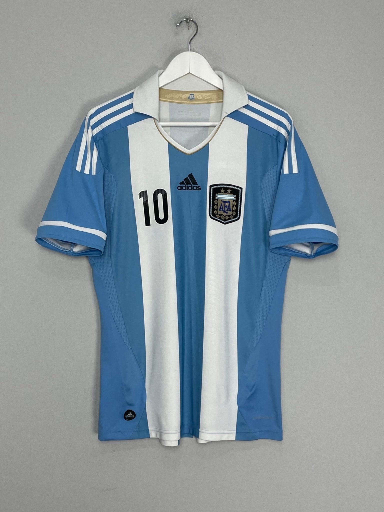 Shop 2011/13 ARGENTINA MESSI #10 HOME SHIRT (M) ADIDAS, classic football shirts, vintage football shirts & retro soccer jerseys at Cult Kits