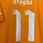 Shop 2011/13 IVORY COAST DROGBA #11 HOME SHIRT (L) PUMA, classic football shirts, vintage football shirts & retro soccer jerseys at Cult Kits
