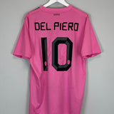 2011/13 JUVENTUS DEL PIERO 10 AWAY SHIRT (L) NIKE - Cult Kits - Large - Buy Vintage Football Shirts, Authentic Retro Football Shirts For Sale, Classic Football Shirts & Soccer Jersey
