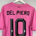 2011/13 JUVENTUS DEL PIERO 10 AWAY SHIRT (L) NIKE - Cult Kits - Large - Buy Vintage Football Shirts, Authentic Retro Football Shirts For Sale, Classic Football Shirts & Soccer Jersey