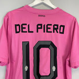 2011/13 JUVENTUS DEL PIERO 10 AWAY SHIRT (L) NIKE - Cult Kits - Large - Buy Vintage Football Shirts, Authentic Retro Football Shirts For Sale, Classic Football Shirts & Soccer Jersey