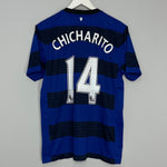 Shop 2011/13 MANCHESTER UNITED CHICHARITO #14 AWAY SHIRT (L) NIKE, classic football shirts, vintage football shirts & retro soccer jerseys at Cult Kits
