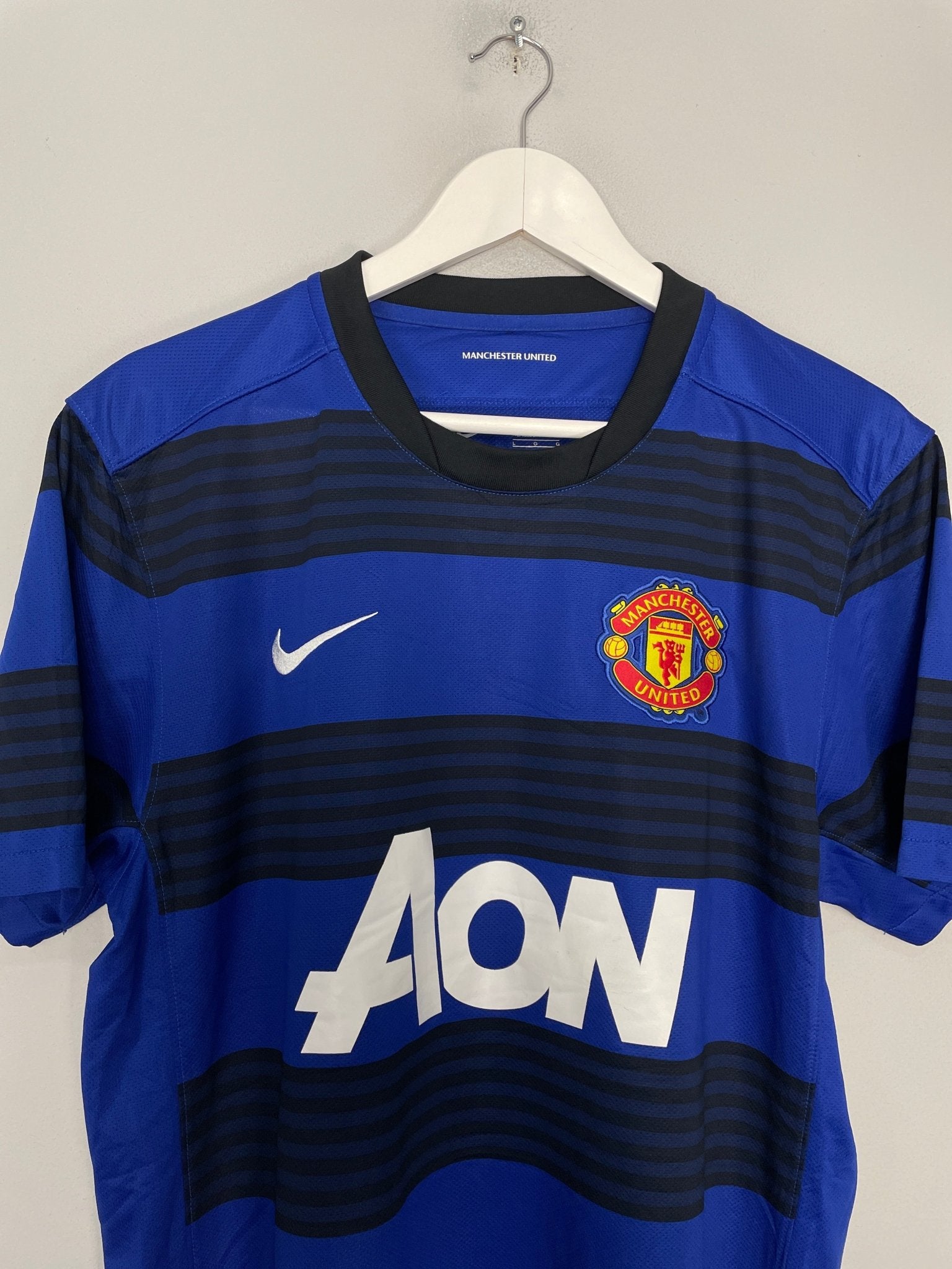 Shop 2011/13 MANCHESTER UNITED CHICHARITO #14 AWAY SHIRT (L) NIKE, classic football shirts, vintage football shirts & retro soccer jerseys at Cult Kits