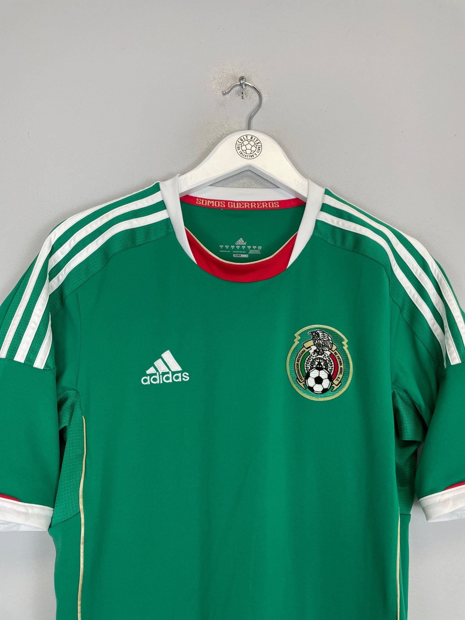 Shop 2011/13 MEXICO HOME SHIRT (M) ADIDAS, classic football shirts, vintage football shirts & retro soccer jerseys at Cult Kits