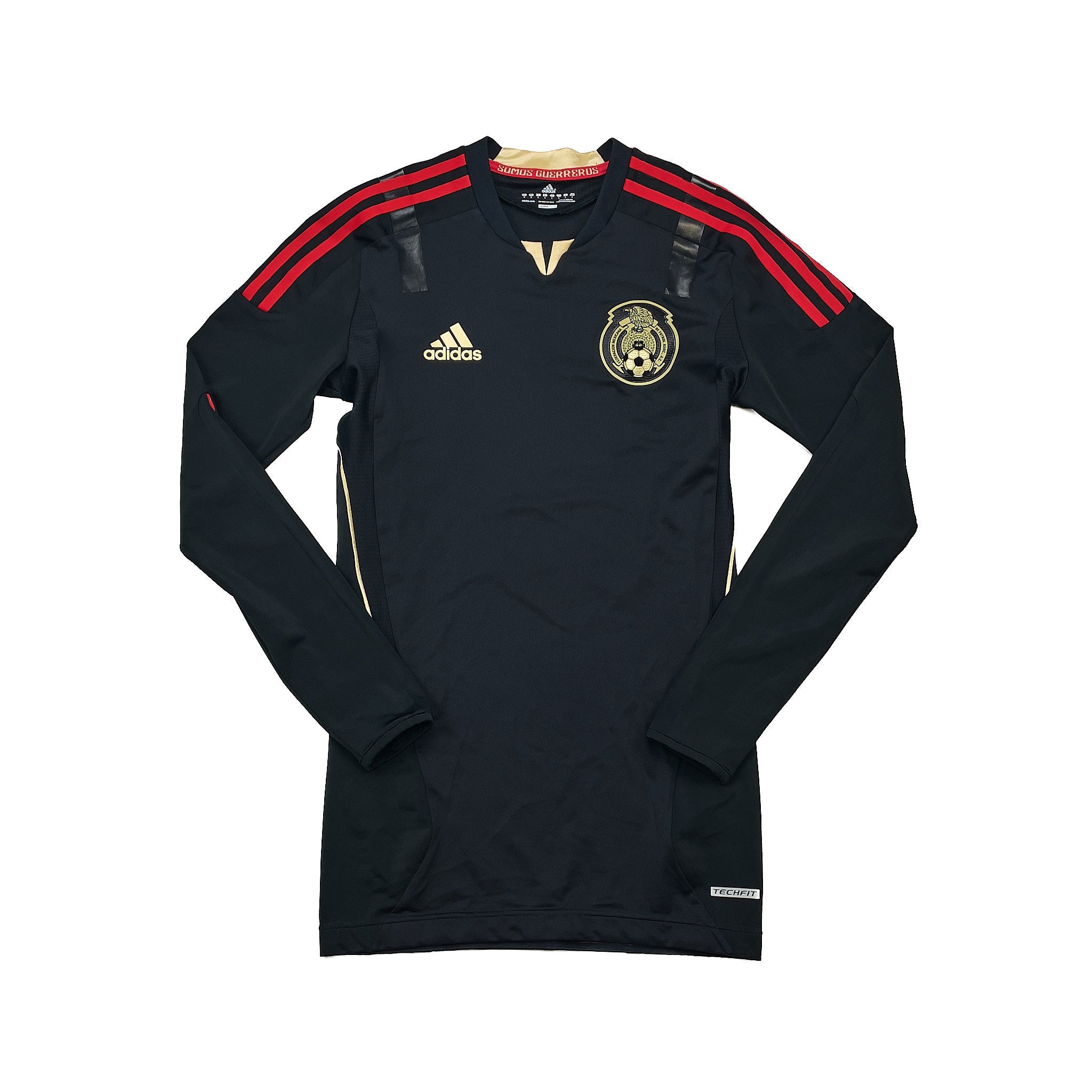 Buy 2011/13 Mexico *Player Issue* L/S Away Shirt (S) Adidas ~ Free worldwide shipping available ~ Authentic Vintage Football Shirts from Cult Kits