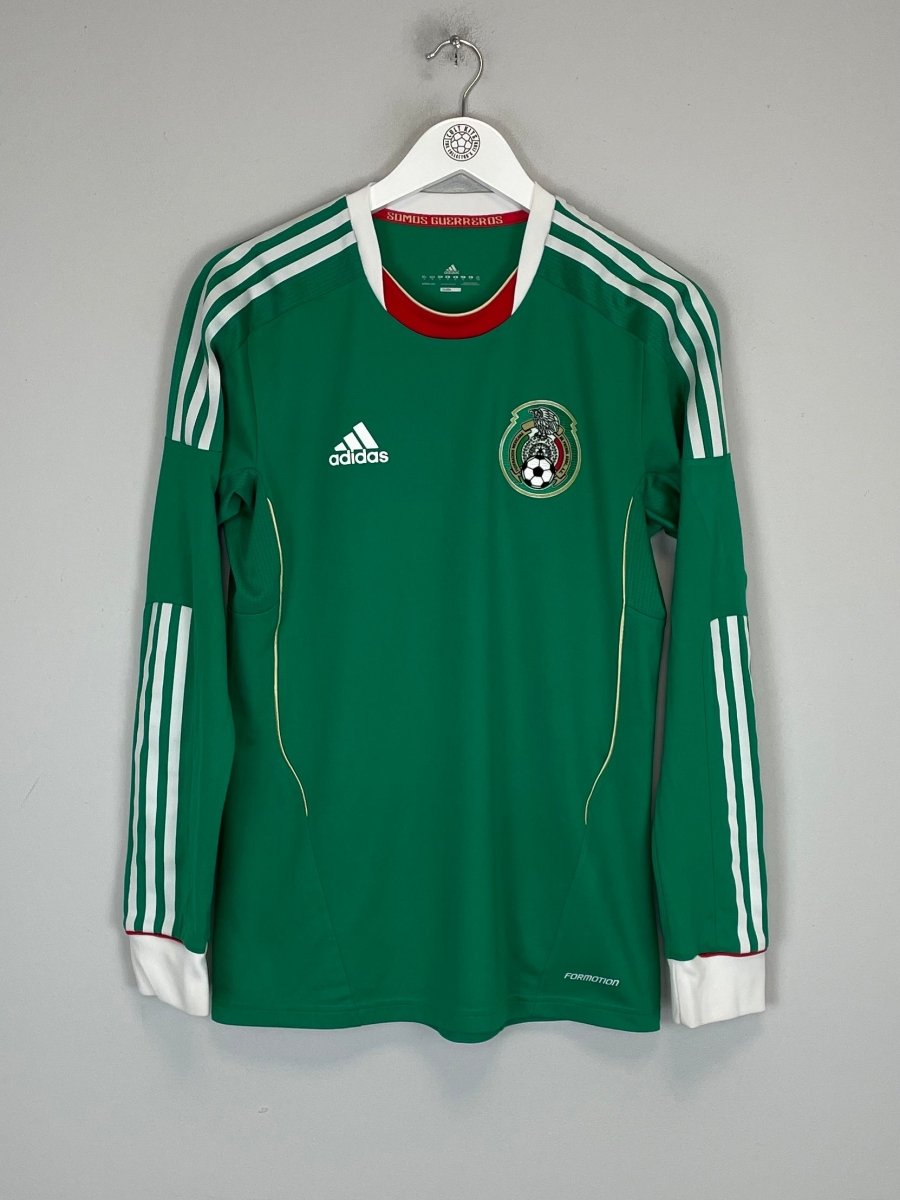 2011/13 MEXICO *PLAYER ISSUE* L/S HOME SHIRT (M) ADIDAS - Cult Kits - Medium - Buy Vintage Football Shirts, Authentic Retro Football Shirts For Sale, Classic Football Shirts & Soccer Jersey