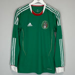 2011/13 MEXICO *PLAYER ISSUE* L/S HOME SHIRT (M) ADIDAS - Cult Kits - Medium - Buy Vintage Football Shirts, Authentic Retro Football Shirts For Sale, Classic Football Shirts & Soccer Jersey